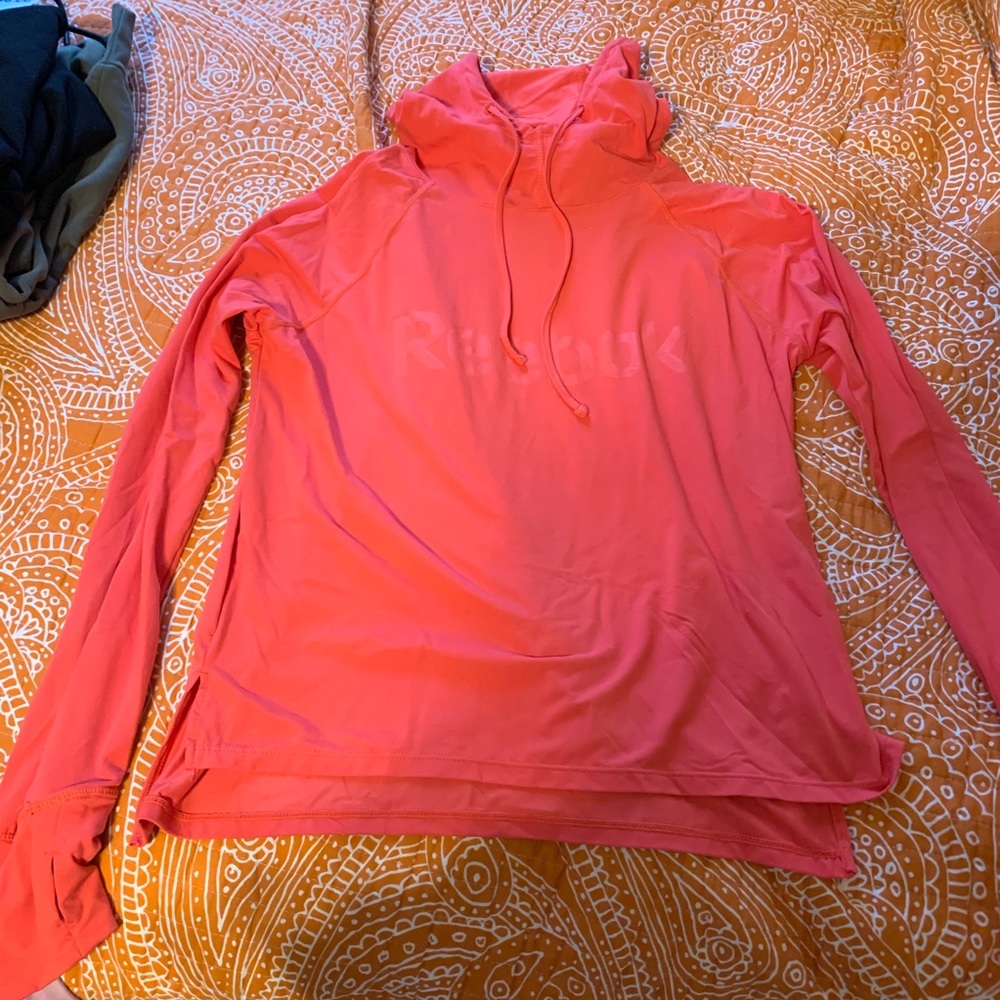 Reebok Red Lightweight Hoodie